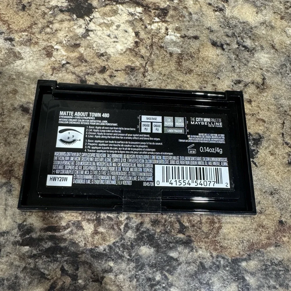 Maybelline~ The City Mini Palette ~ #480 Matte About Town ~ 0.14 oz ~ SEALED